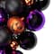 24&#x27;&#x27; Unlit Jack-O-Lantern Shatterproof Ball Ornament Halloween Wreath